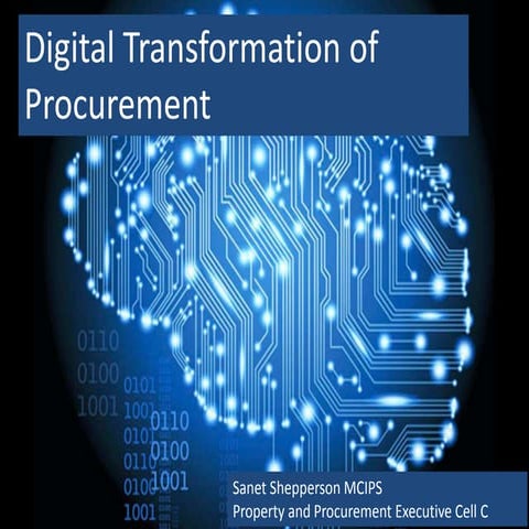 Digital transformation in procurement practical examples