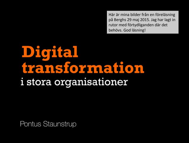 Digital transformation i stora för...