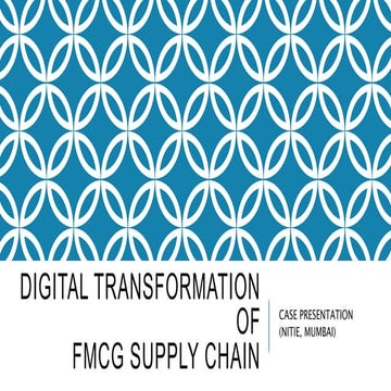 Digital transformation of supply chain
