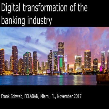 Digital transformation of the banking industry 