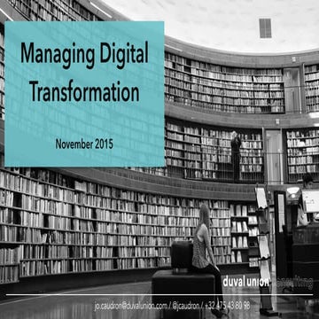Managing Digital Transformation #ebook15