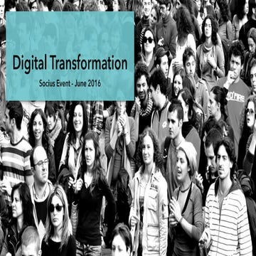 Digital transformation Socius