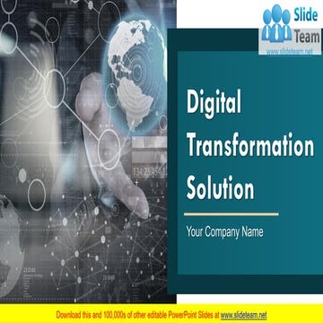 Digital Transformation Solution PowerPoint Presentation Slide