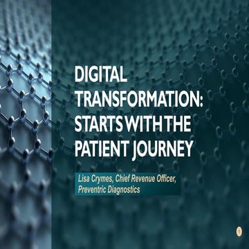 Digital transformation starts with the patient journey final 04212021