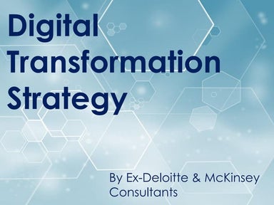 Digital Transformation Strategy Template and Training