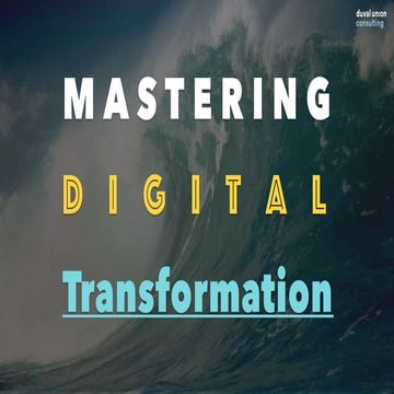 Digital transformation The Conference 2016