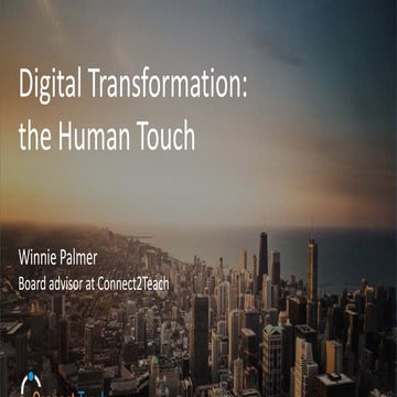 Digital transformation: the human touch 