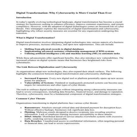 Digital Transformation Why Cybersecurity is More Crucial Than Ever.pdf