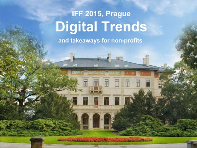 Digital Trends - International Fundraising Festival 2015