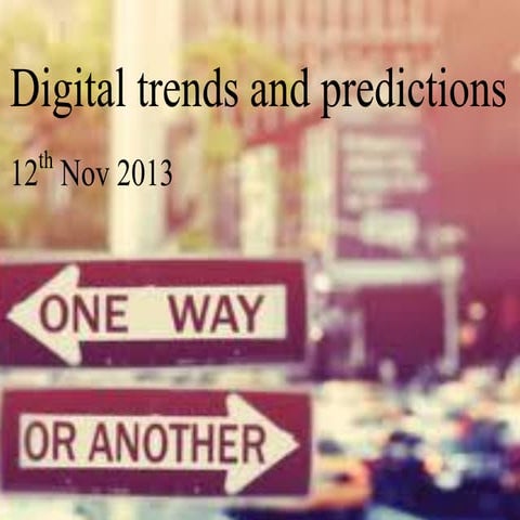 Digital marketing trends 2014