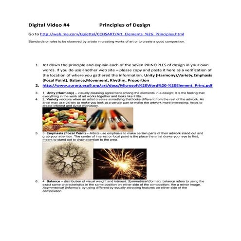 Digital Video#4 Principles Of Design