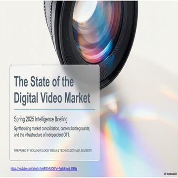The Power of Digital Video Intelligence in Modern Technology | PPTX