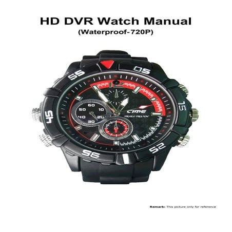 Digital video watch manual