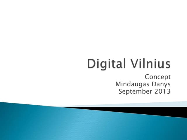 Digital Vilnius Concept paper