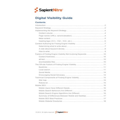 Digital Visibility Guide