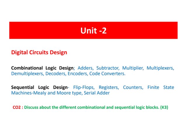 Digital VLSI - Unit 2.pptx