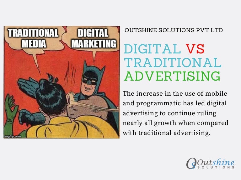 Digital Vs Traditional Advertising