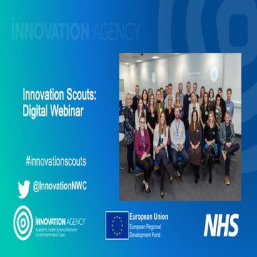 Innovation Scouts: Digital Webinar