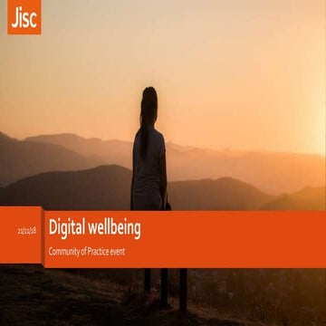 Digital well being session | PPTX
