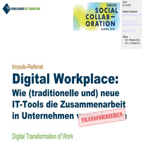 Digital Workplace: Wie neue IT-Tools die Zusammenarbeit in Unternehmen transf...