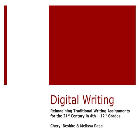 Digital writing rcwp 2014