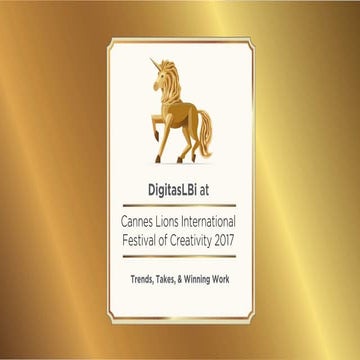 Cannes Lions 2017 - Trends, Takes, & Winning Work