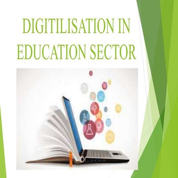 Digitilisation in education sector