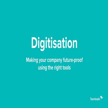 Digitisation in 2017