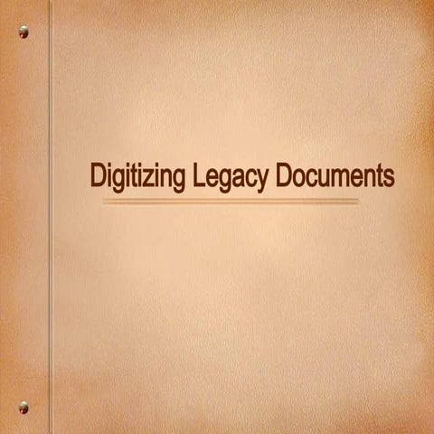 Digitization of Physical Assets