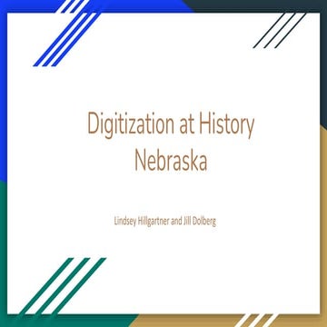 NCompass Live: History Nebraska: Taking History Online