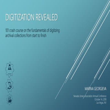 Digitization revealed (2018 NLA Annual Conference)