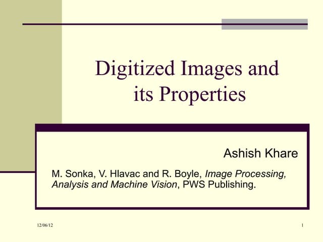 Digitized images and