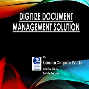 Digitize document management solution