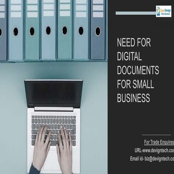 Digitize documents for small business