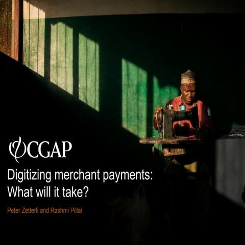 Digitizing Merchant Payments: What Will It Take?