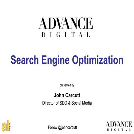 Search Ranking Tactics-John Carcutt