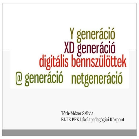 Digitális nemzedékek