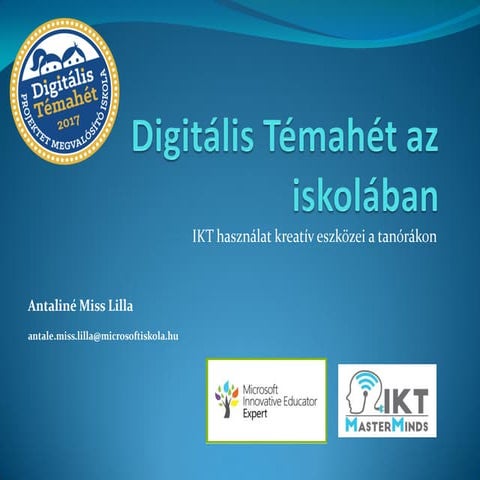 Digitális Témahét az iskolában