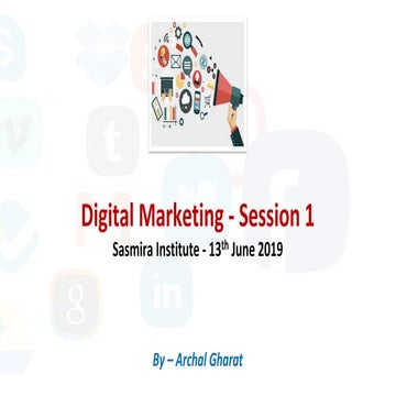 Introduction to digital marketing