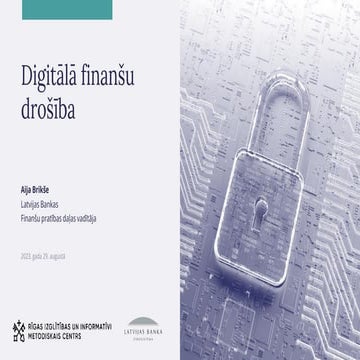 Digitālo finanšu drošība