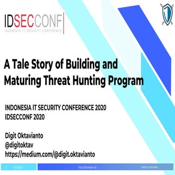 A tale story of building and maturing threat hunting program