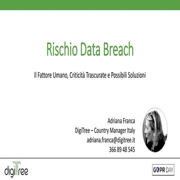 GDPR Day Web Learning: Rischio Data Breach