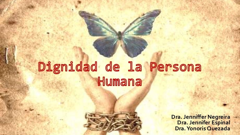 Dignidad de la persona humana