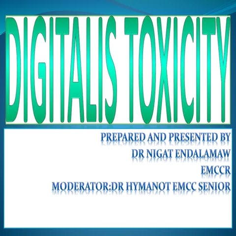 Digoxin toxicity awe