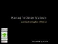 Planning for Climate Resilience: learning from typhoon Mirinae