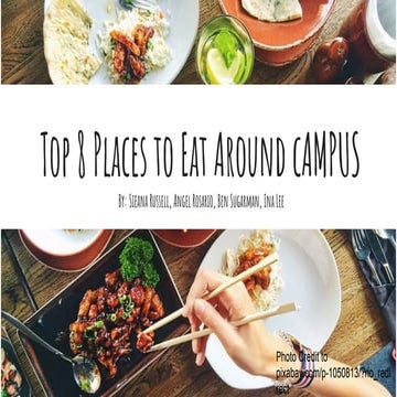 Top 8 Places to Eat Around UAlbany Campus