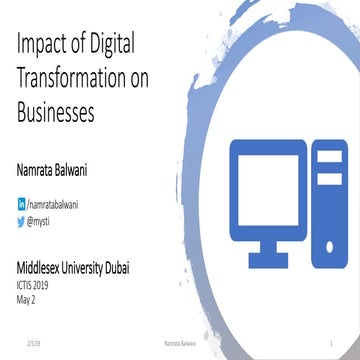 Impact of Digital Transformation on Businesses