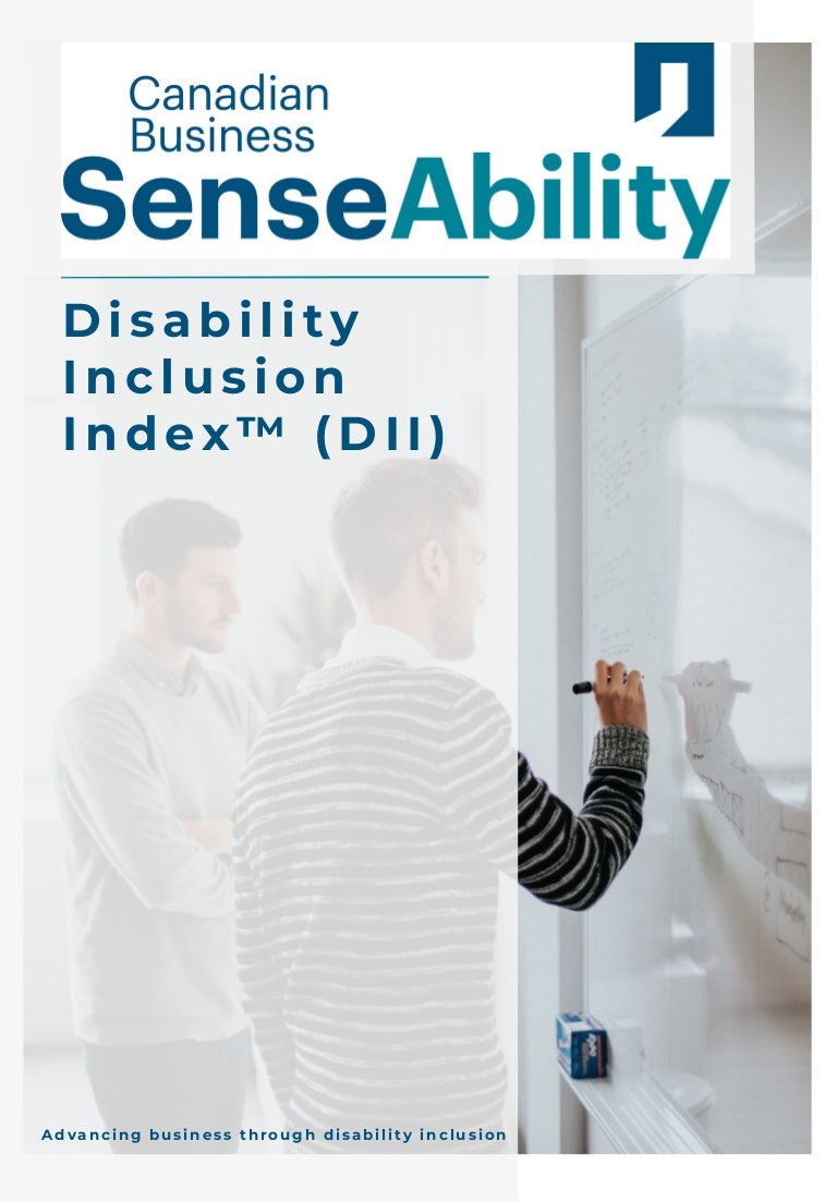 Disability Inclusion Index promotional brochure