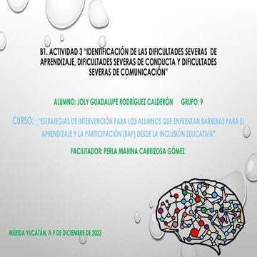 Dificultades severas de aprendizaje. guia rápida para identificarlas