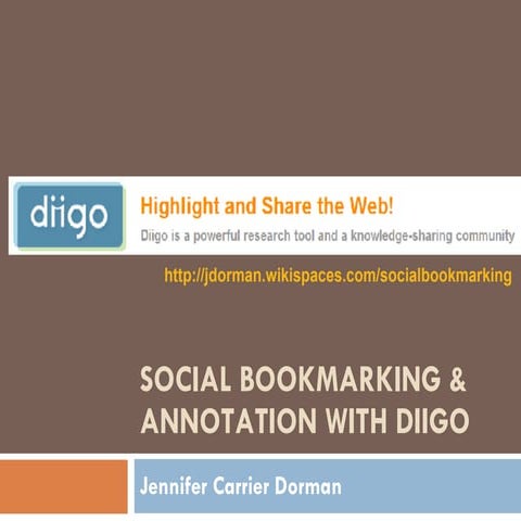 Diigo Tutorial
